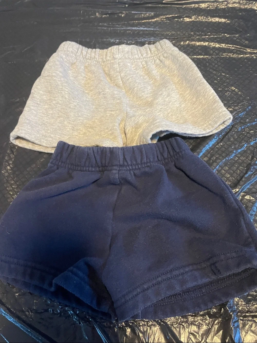 GAP Kids Dual-Pack Terry Shorts in Navy & Heather Gray